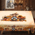 Autumn Pumpkin Patch Tablecloth, Decorative Dining Table Cover for Dining, Thanksgiving & Fall Home Decor - BQ008-220 - image 1