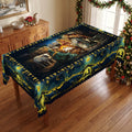 Christmas Winter Village Tablecloth, Decorative Dining Table Cover for Dining, Holiday Parties & Christmas Decor - BS031-220 - image 1